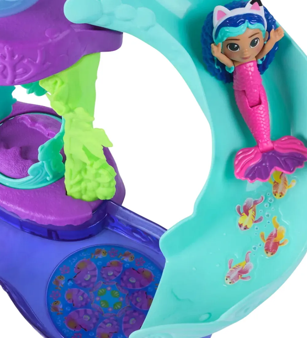 Gabby's Dollhouse Figurer>Legetøj - Gabby's Movie Mercats Kitty Aquarium
