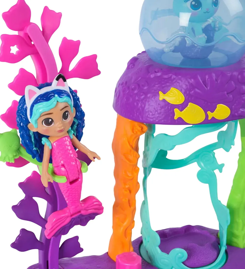 Gabby's Dollhouse Figurer>Legetøj - Gabby's Movie Mercats Kitty Aquarium