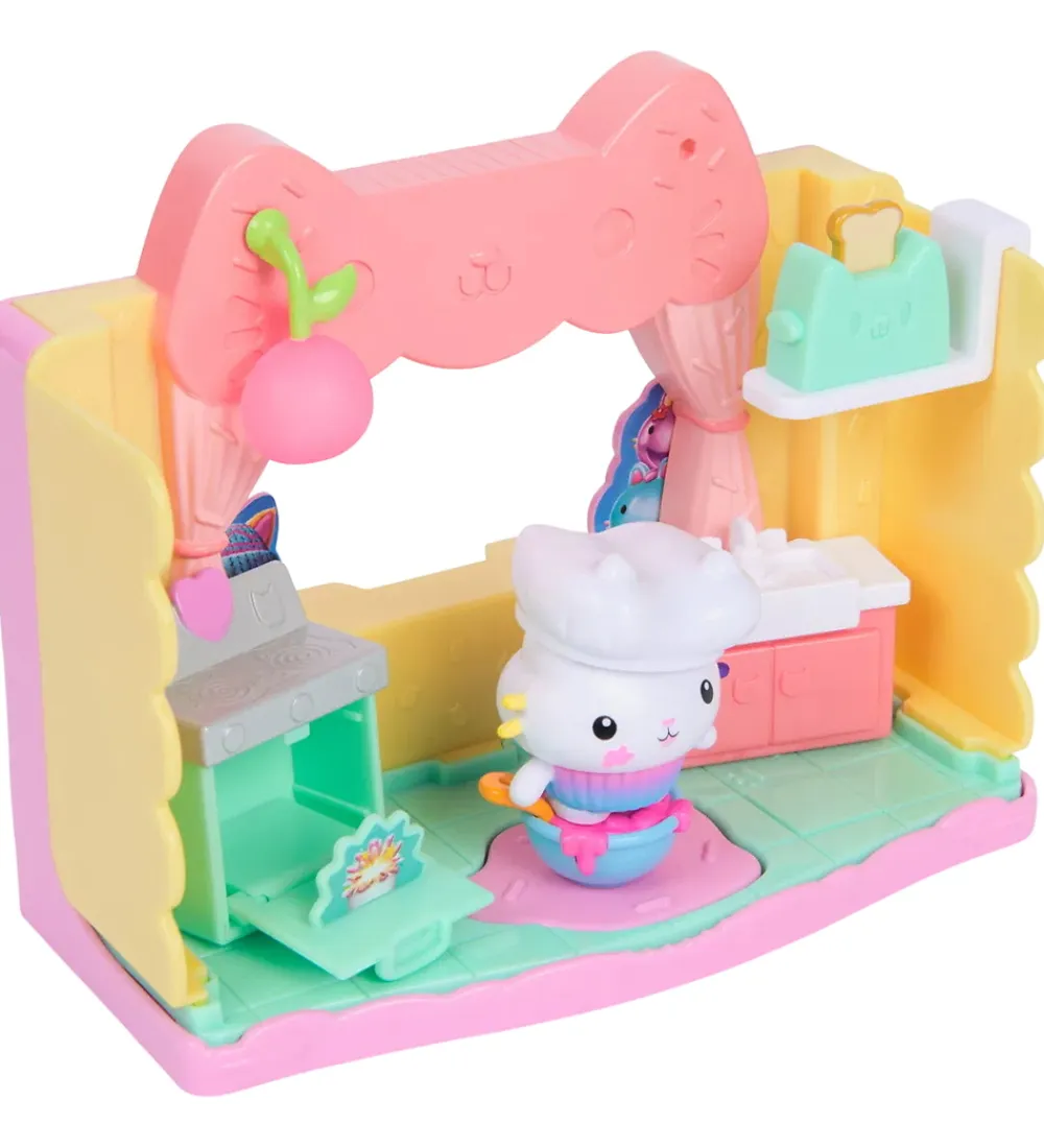 Gabby's Dollhouse Figurer>Legetøj - Potal Rooms - Cakey's Sprinkle Cake-