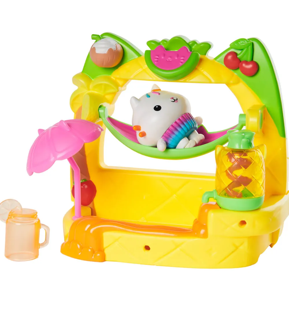 Gabby's Dollhouse Dukker Og Tilbehør>Sæt - 8 Dele - Balcony Set - Cakey