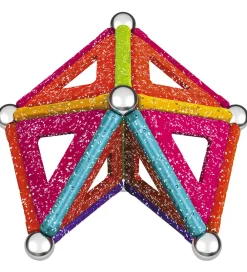 Geomag Magnetlegetøj>Magnetsæt - Glitter Panels Recycled - 35 Dele