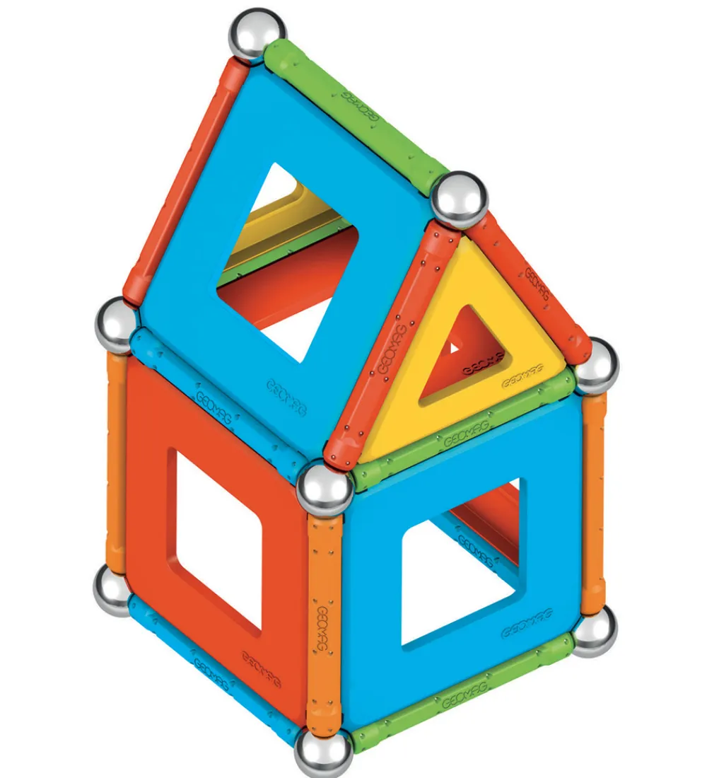 Geomag Magnetlegetøj>Magnetsæt - Supercolor Panels Recycled - 52 Dele