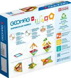Geomag Magnetlegetøj>Magnetsæt - Supercolor Panels Recycled - 35 Dele