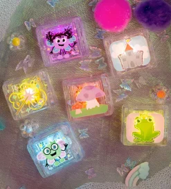 Glo Pals Badelegetøj|Babylegetøj>Sansekuber m. Lys - 6 Stk. - Fantastic Fairies