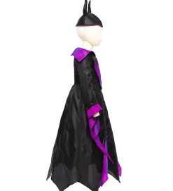 Great Pretenders Halloween>Udklædning - Skurk Prinsessekjole m. Hat - Sort