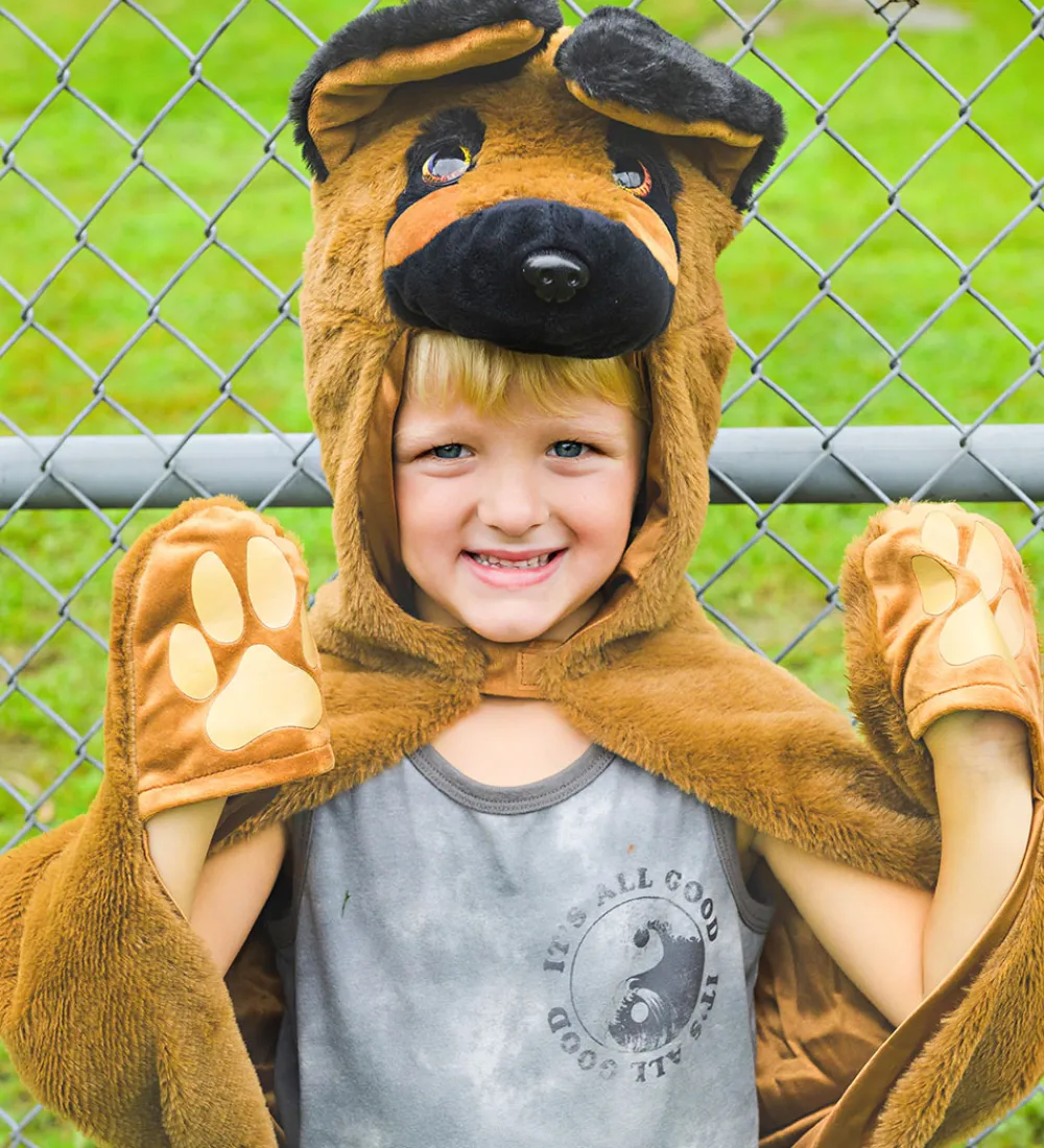 Great Pretenders Rolleleg>Udklædning - Kappe - Hund - Brun