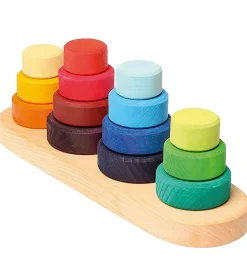 Grimms Trælegetøj>Trælegetøj - Fabuto - 15 Dele - Multifarvet