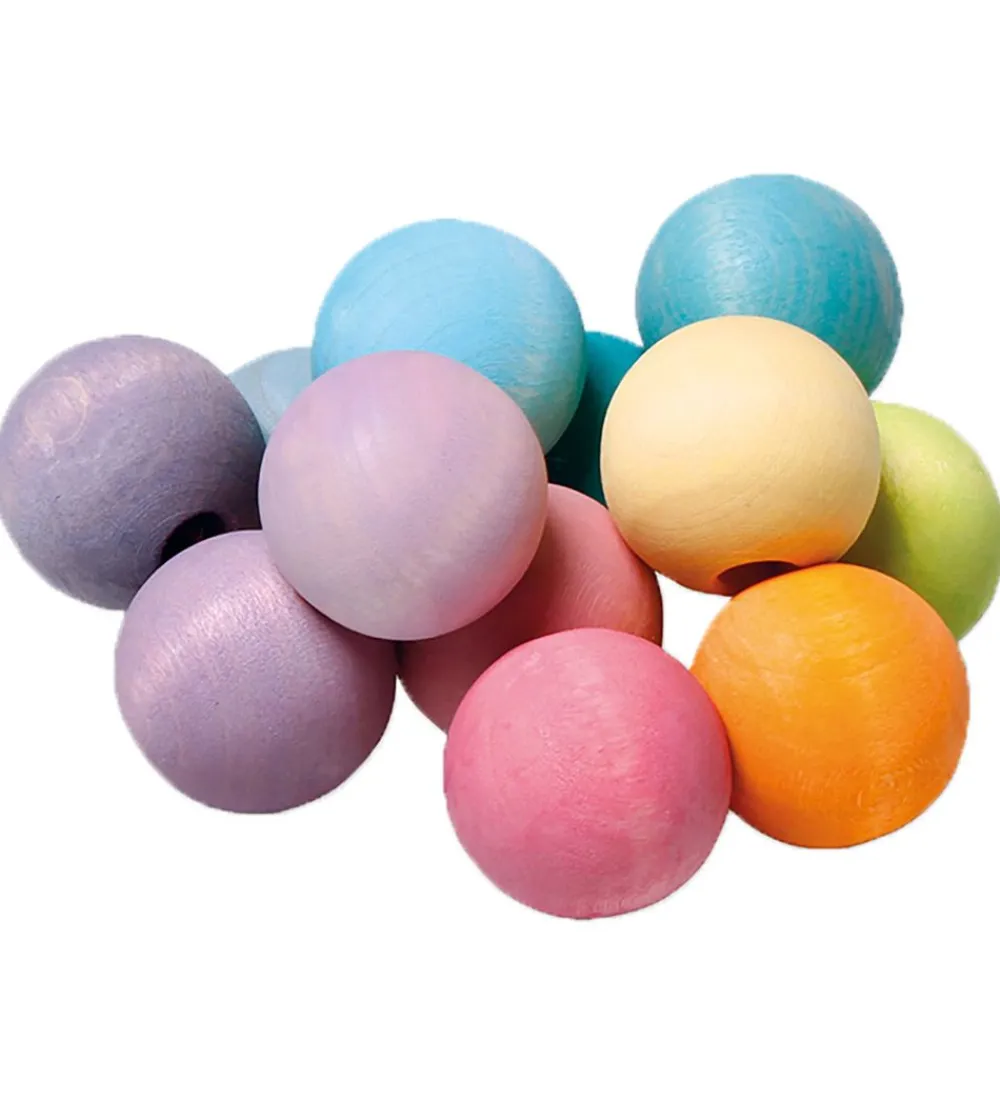 Grimms Gribelegetøj>Trælegetøj - Kuglerangle - Pastel