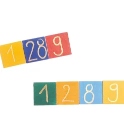 Grimms Trælegetøj>Trælegetøj - Tællebræt - 201 Dele - Multifarvet