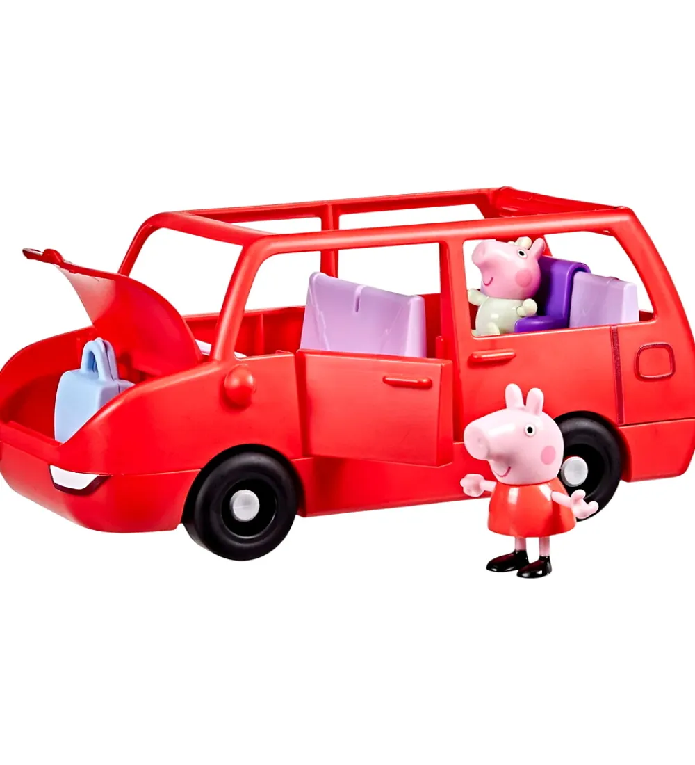 Gurli Gris Figurer|Biler, Tog Og Køretøjer>Legetøj - 5 Dele - Peppa's Big Family Car