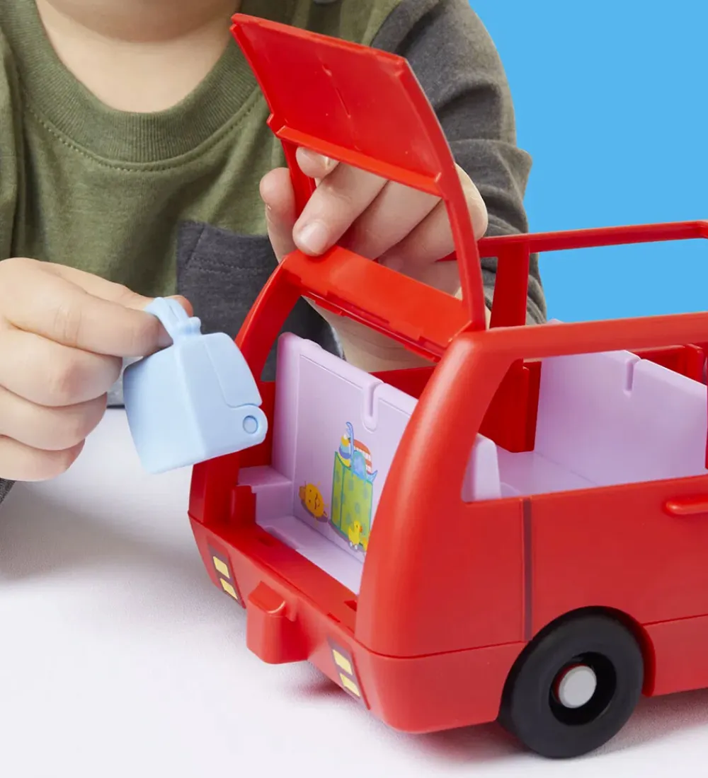 Gurli Gris Figurer|Biler, Tog Og Køretøjer>Legetøj - 5 Dele - Peppa's Big Family Car