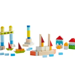 HABA Byg Og Klodser|Trælegetøj>Byggeklodser - Træ - Basic - 85 stk