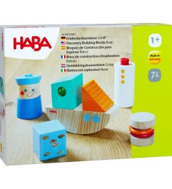 HABA Byg Og Klodser|Trælegetøj>Byggeklodser - Træ - Discovery Building Blocks Boat - 7 stk
