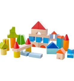 HABA Byg Og Klodser|Trælegetøj>Byggeklodser - Træ - My First Building Blocks - 46 stk