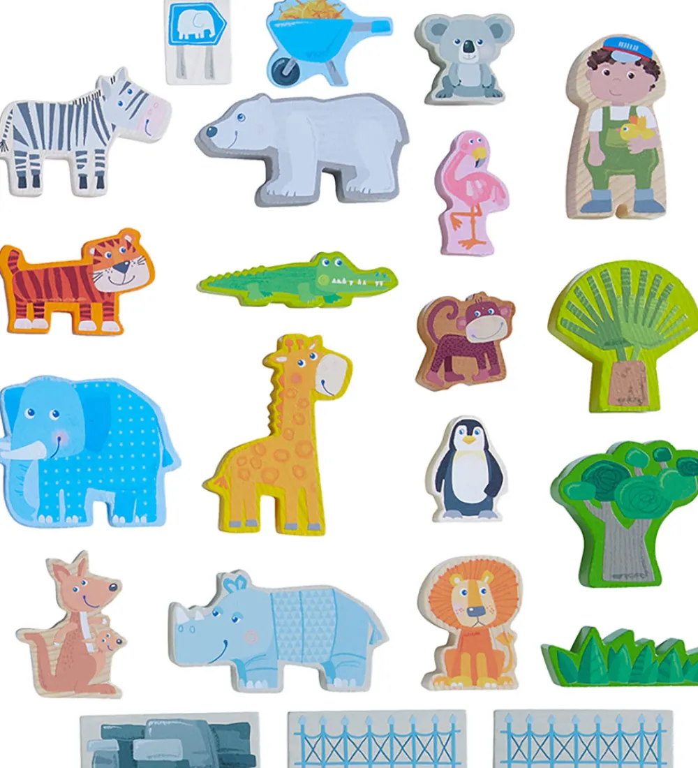 HABA Babylegetøj>Play World Legetøj - 23 Dele - Zoo