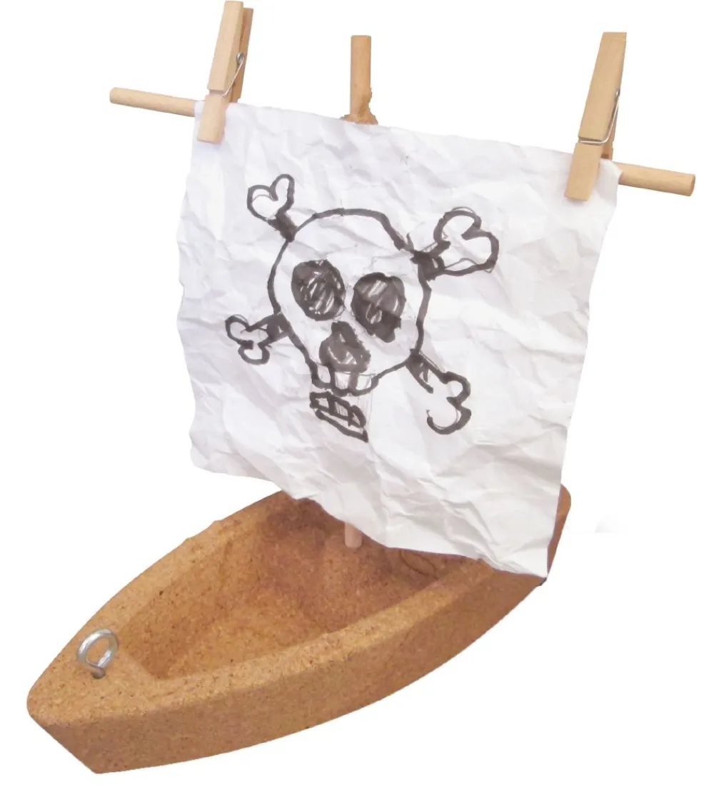 Terra Kids Vandleg>Haba - Byggesæt - Korkbåd