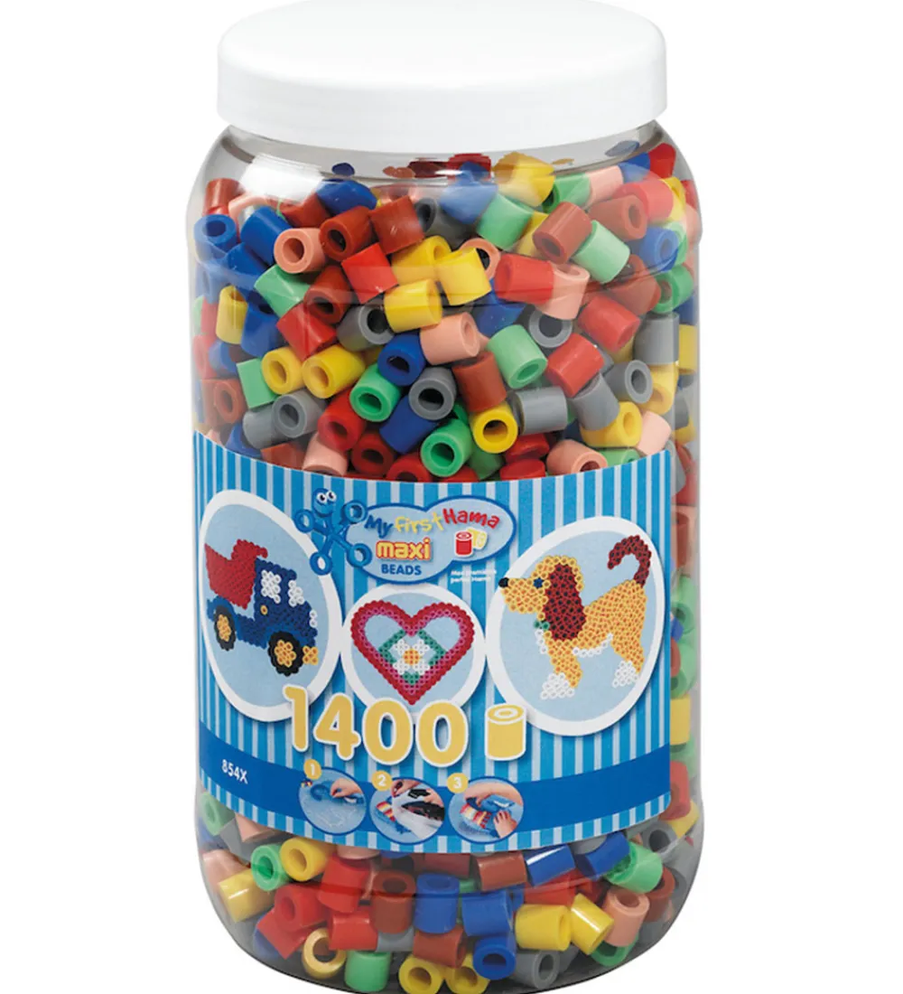 Hama Halloween|Perler>Maxi Perler - 1400 stk - Mix 69