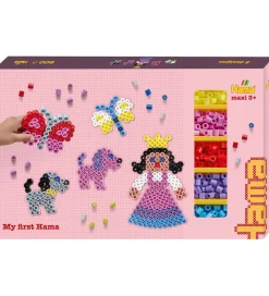 Hama Halloween|Perler>Maxi Perlesæt - 900 stk. + 3 Plader - Prinsesse