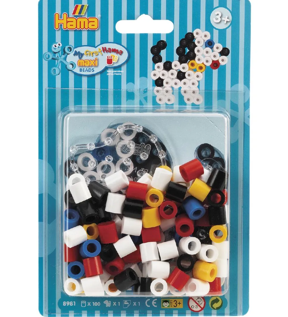 Hama Perler>Maxi Perlesæt - 100 stk. - Hund