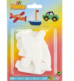 Hama Perler>Midi Perleplader - 3 stk. - Bil/Fly/Sejlskib