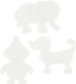 Hama Perler>Midi Perleplader - 3-pak - Hund, Elefant & Pingvin