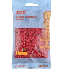 Hama Halloween|Perler>Midi Perler - 1000 stk. - 114 Kirsebærrød