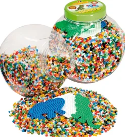Hama Perler>Midi Perler - 15.000 stk. + 3 Plader - Multifarvet