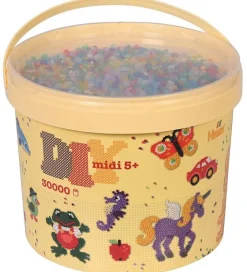 Hama Perler>Midi Perler - 30.000 stk. - 53 Transparant Mix