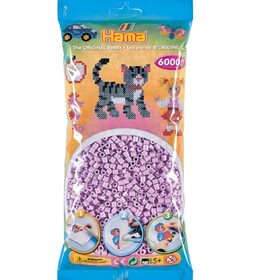 Hama Perler>Midi Perler - 6000 stk. - 96 Pastel Syren