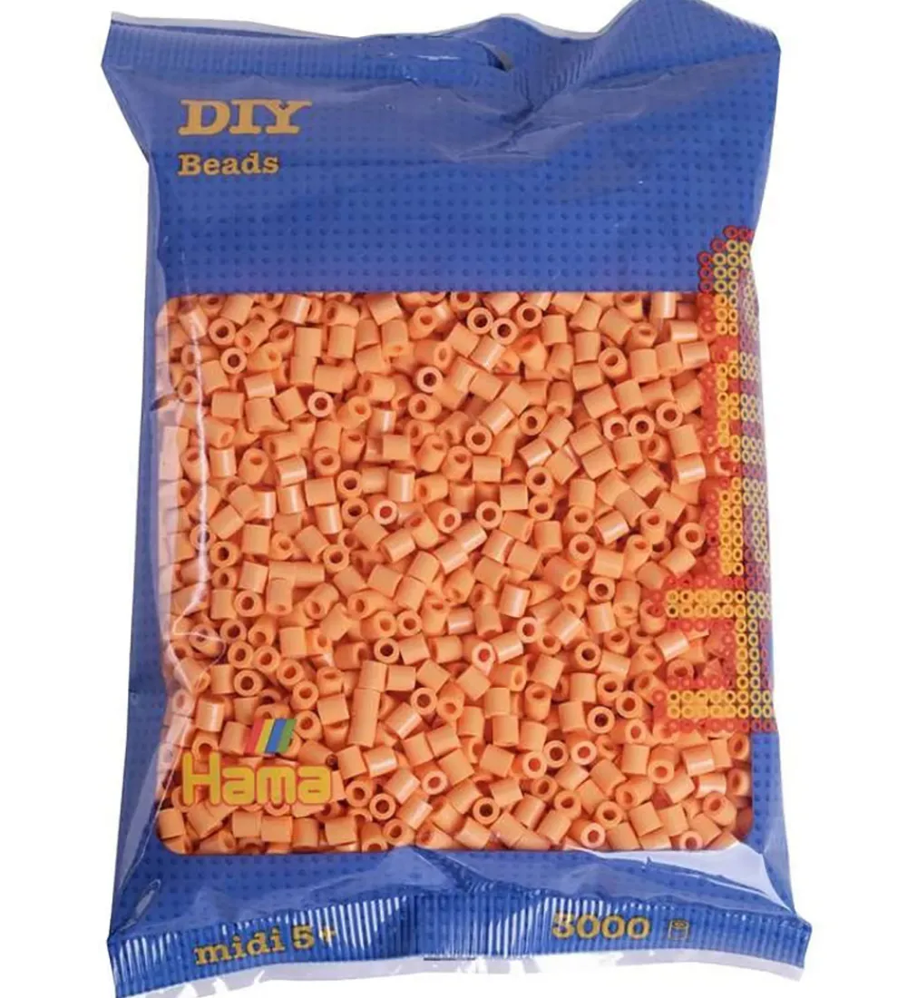 Hama Perler>Midi Perler - 3000 stk. - 105 Lys Abrikos