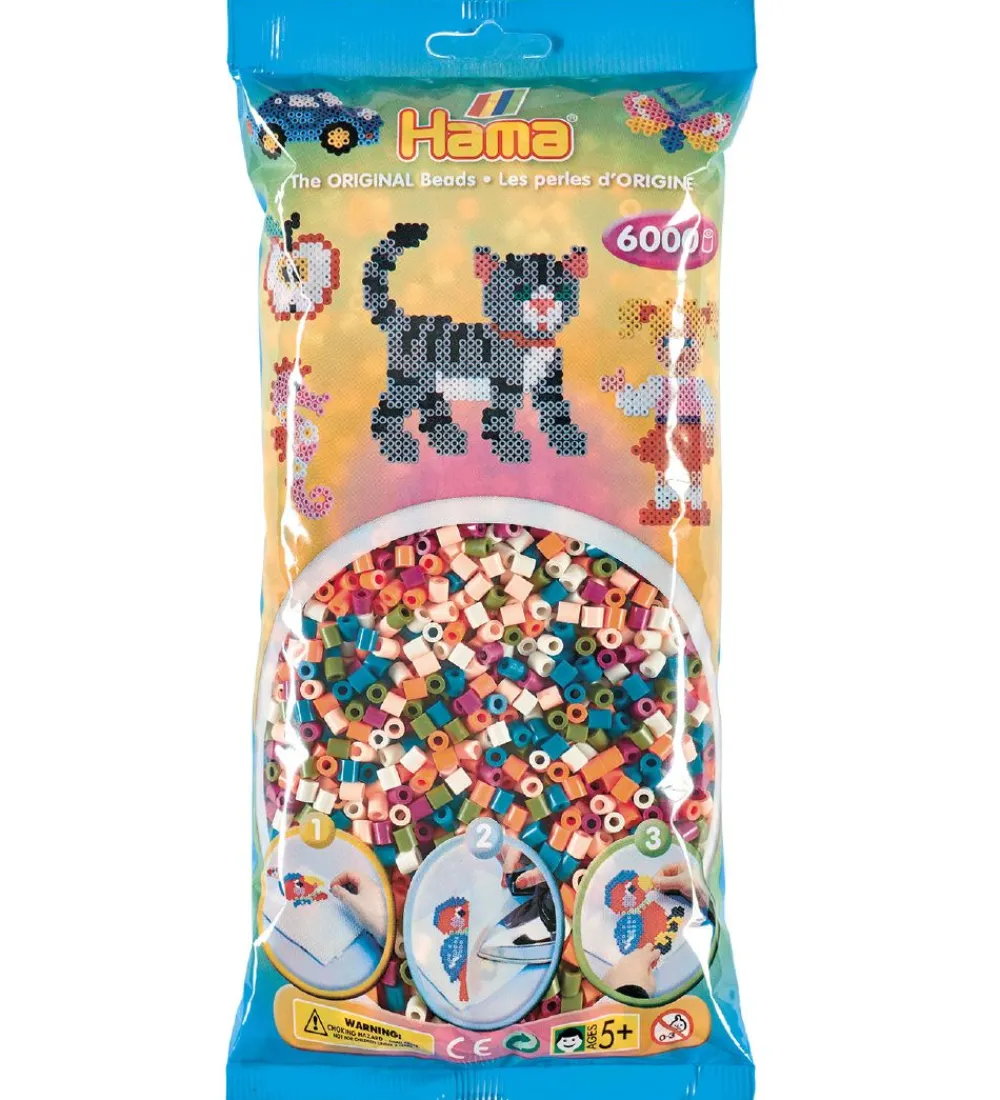 Hama Perler>Midi Perler - 6000 stk. - 58 Mix