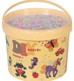 Hama Perler>Midi Perler - 30.000 stk. - 50 Pastel Mix