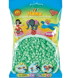 Hama Perler>Midi Perler - 3000 stk. - 98 Pastel Mint