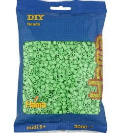 Hama Halloween|Perler>Midi Perler - 3000 stk. - 115 Klar Grøn