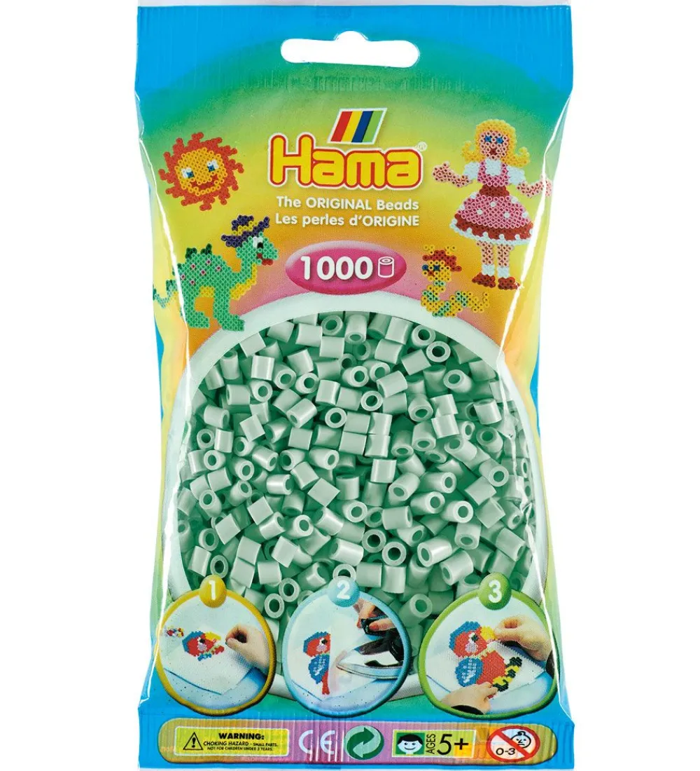 Hama Perler>Midi Perler - 1000 stk. - Ekualyptus