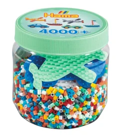 Hama Perler>Midi Perler - 4000 stk. - Multifarvet