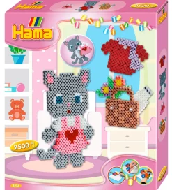 Hama Perler>Midi Perleæske - 2500 stk. - Sød Kat