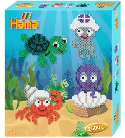 Hama Perler>Midi Perlesæt - 2500 stk. - Havdyr