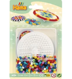 Hama Perler>Midi Perlesæt - Snurretop - 600 stk. - Multifarvet