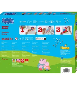 Hama Kreativ Leg|Perler>Midi Perlesæt - Uro - Gurli Gris + Lillesøster Evie - 4000