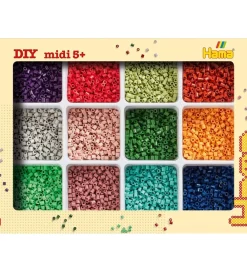 Hama Halloween|Perler>Midi Perlesæt m. Opbevaring - 9600 stk.