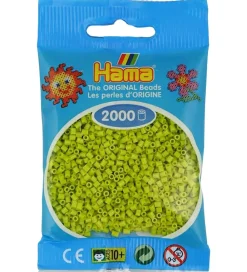 Hama Perler>Mini Perler - 2000 stk. - 104 Lime