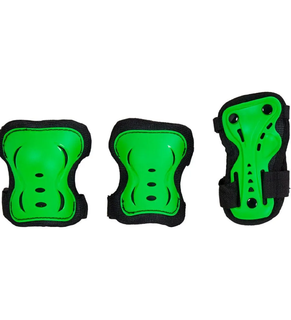 HangUp Rulleskøjter>Beskyttelsessæt - 3-pak - Grøn