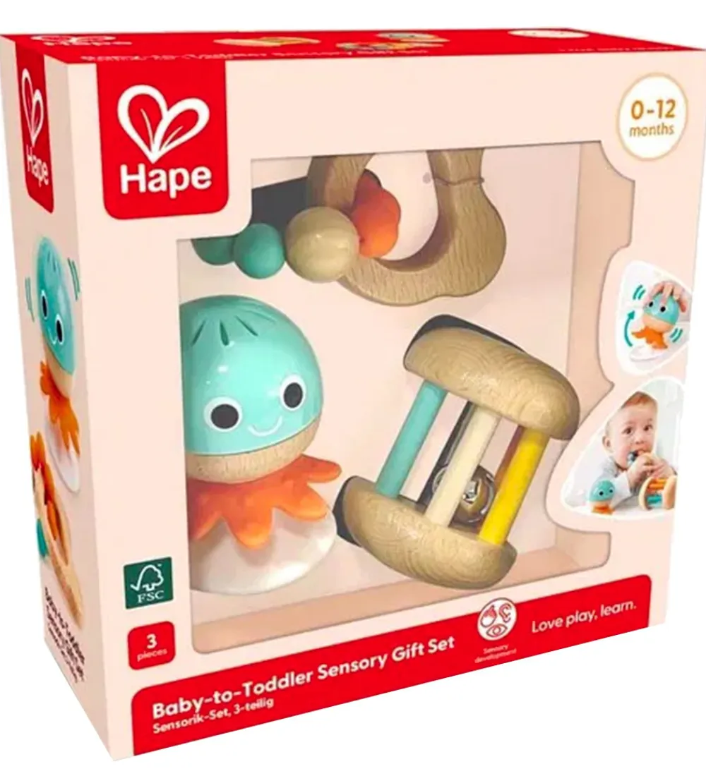 Hape Babylegetøj|Aktivitetslegetøj>Aktivitetslegetøj - Baby-to-Toddler Gift Set
