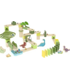 Hape Konstruktionslegetøj|Kuglebaner>Kuglebane - Dino Adventure Marble Run - 131 Dele