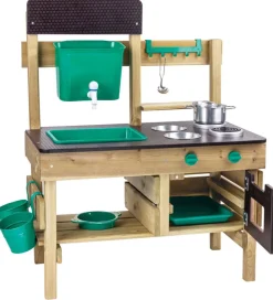 Hape Legekøkken Og Legemøbel>Udekøkken m. Tilbehør - Nature Fun