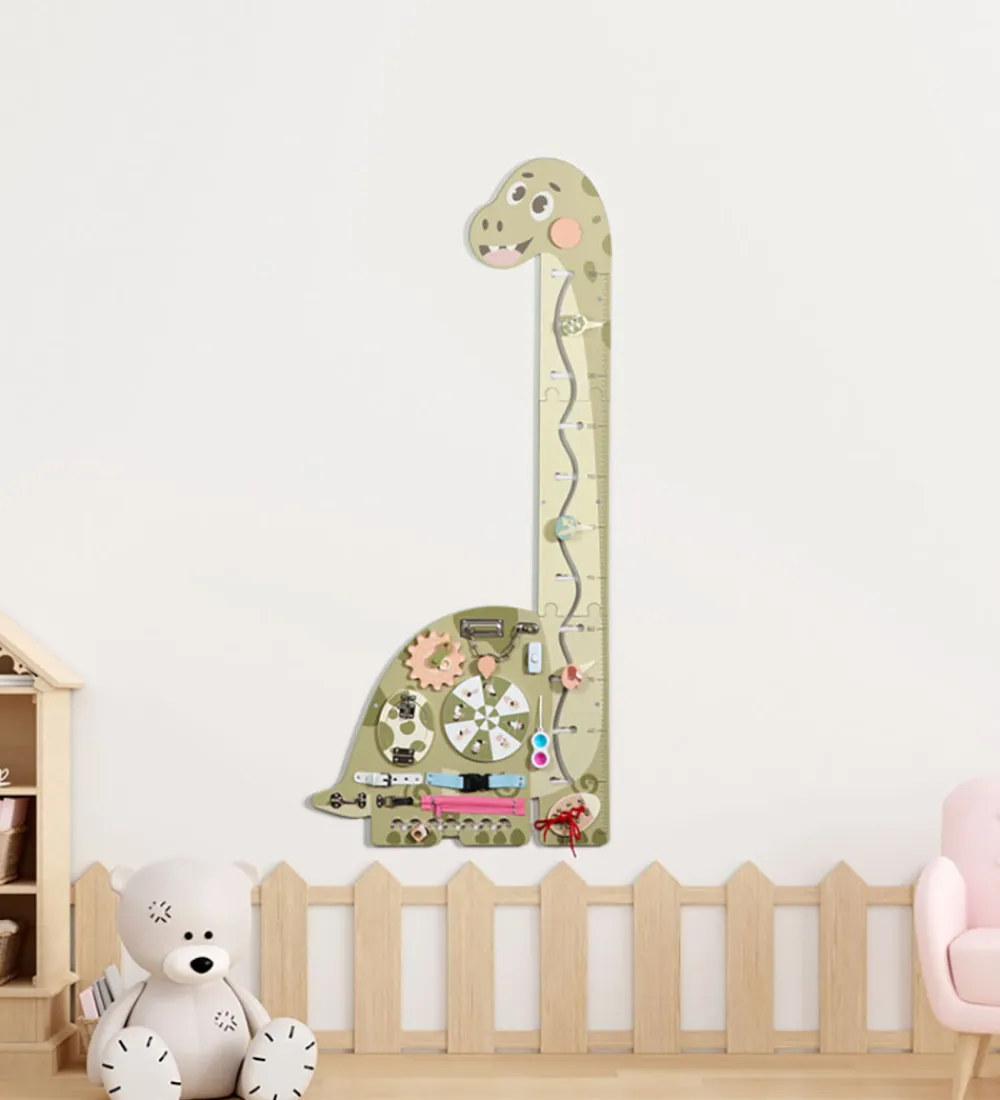 Hemmingsen Kids Kreativ Leg|Babylegetøj>Aktivitetstavle m. Højdemåler - Langhals - 135cm