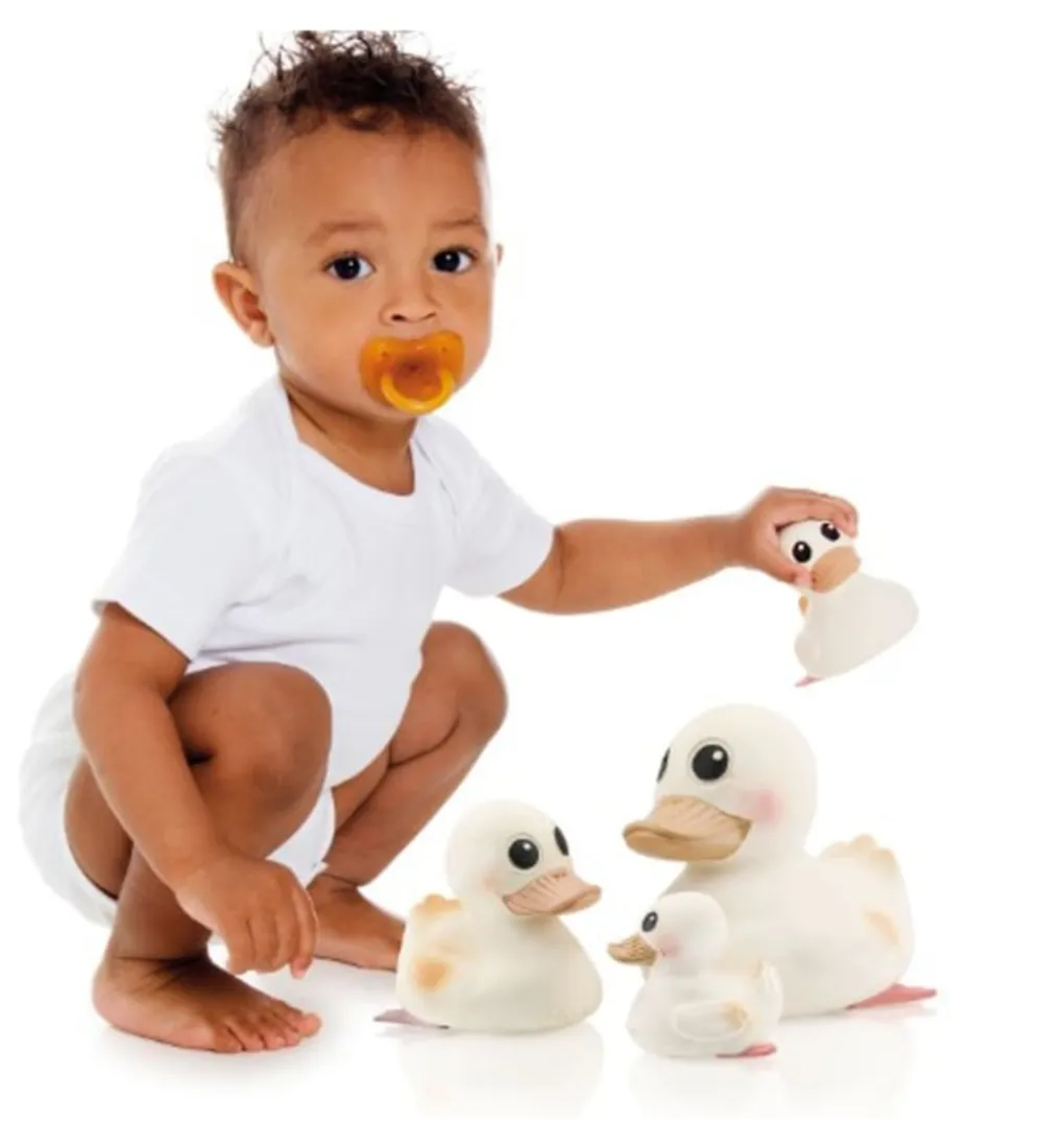 Hevea Badelegetøj>Gummiand - Kawan Mini - Hvid