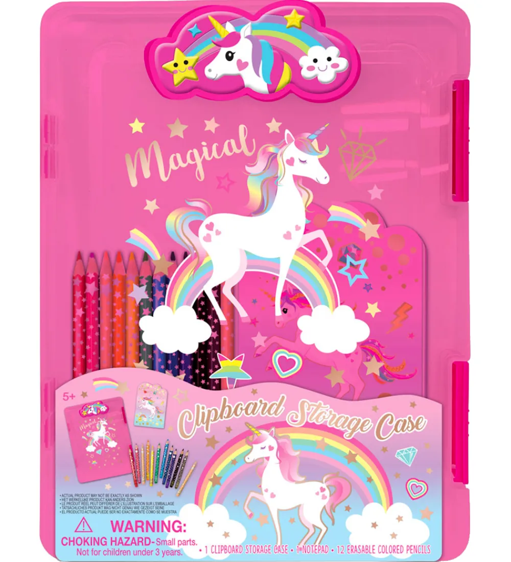 Hot Focus Kreasæt>Opbevaring m. Notesblok/Farveblyanter