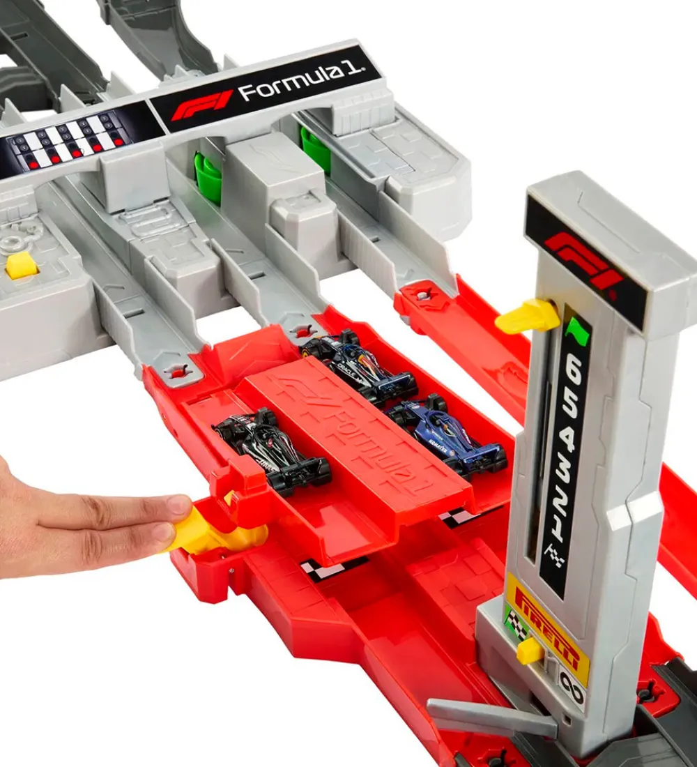 Hot Wheels Biler, Tog Og Køretøjer>Bilbane - F-1 Racing Grand Prix Trackset